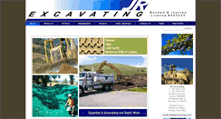 Desktop Screenshot of jrexcavating.net